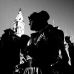 500px Photo ID: 94985195 - In the dark, wenches are beautiful! City Hall catching light and shadows on the street level. Froggy Carr Wench Brigade "Running with the Frogs" Mummers Parade Philadelphia 2015 Stacey Lewis / 500px DSC-RX100M2 2015-01-01 14:51:03 Stacey Lewis / staceyelle / 500px f/11 1/2000sec ISO-6400 10.4mm Horizontal (normal)